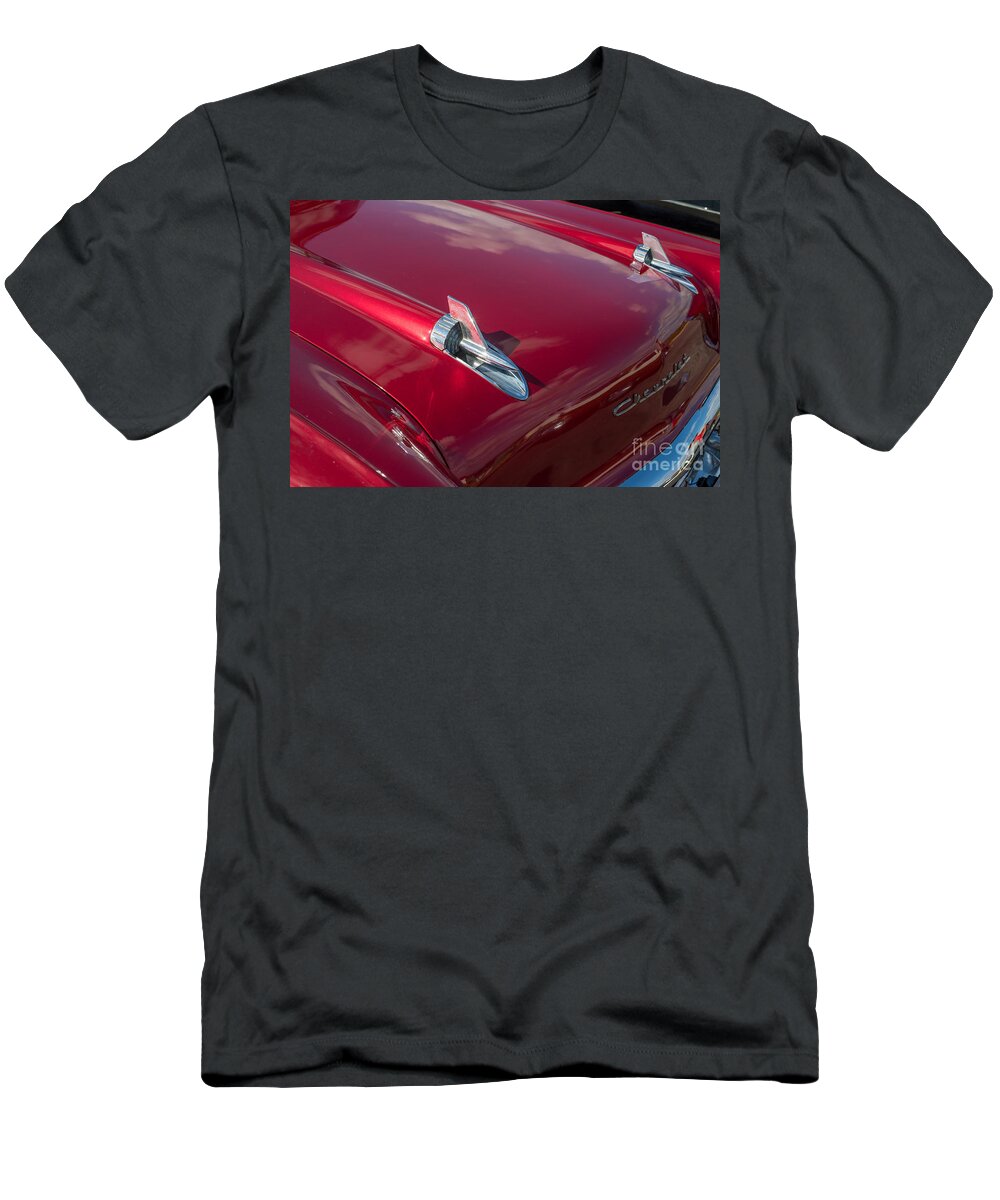 Car T-Shirt featuring the photograph Old Chevrolet trunk by Les Palenik