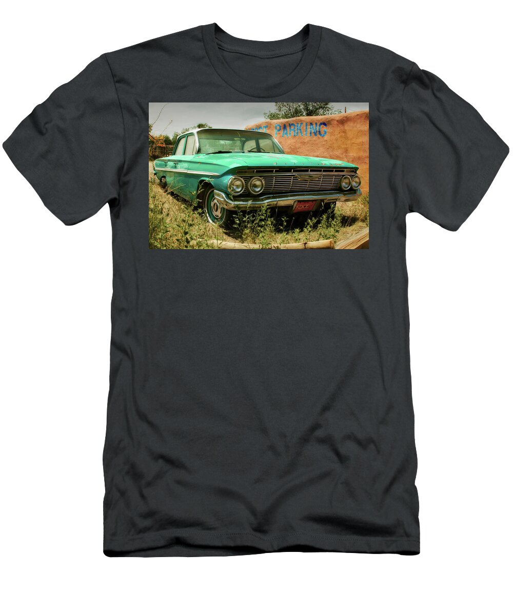 Chevrolet T-Shirt featuring the photograph Old Chevy in Cerillo by Micah Offman