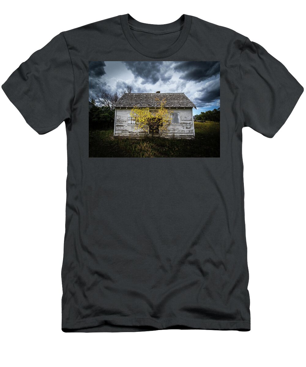 Old House T-Shirt featuring the photograph Old House by Wesley Aston