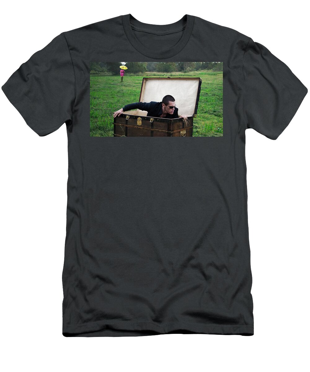 Oldboy T-Shirt featuring the digital art Oldboy by Super Lovely