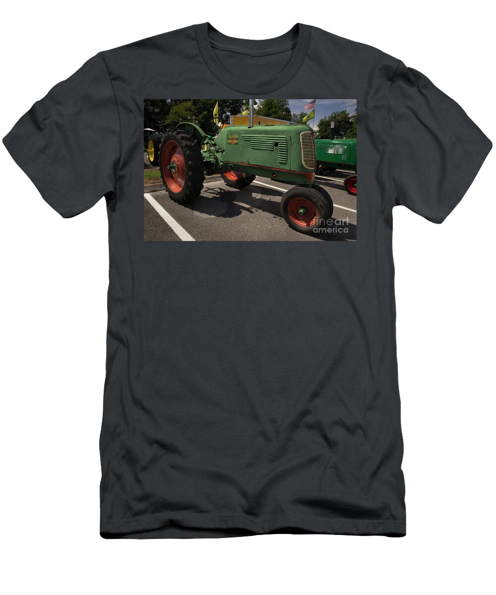Tractor T-Shirt featuring the photograph Oliver Row Crop 70 by Mike Eingle