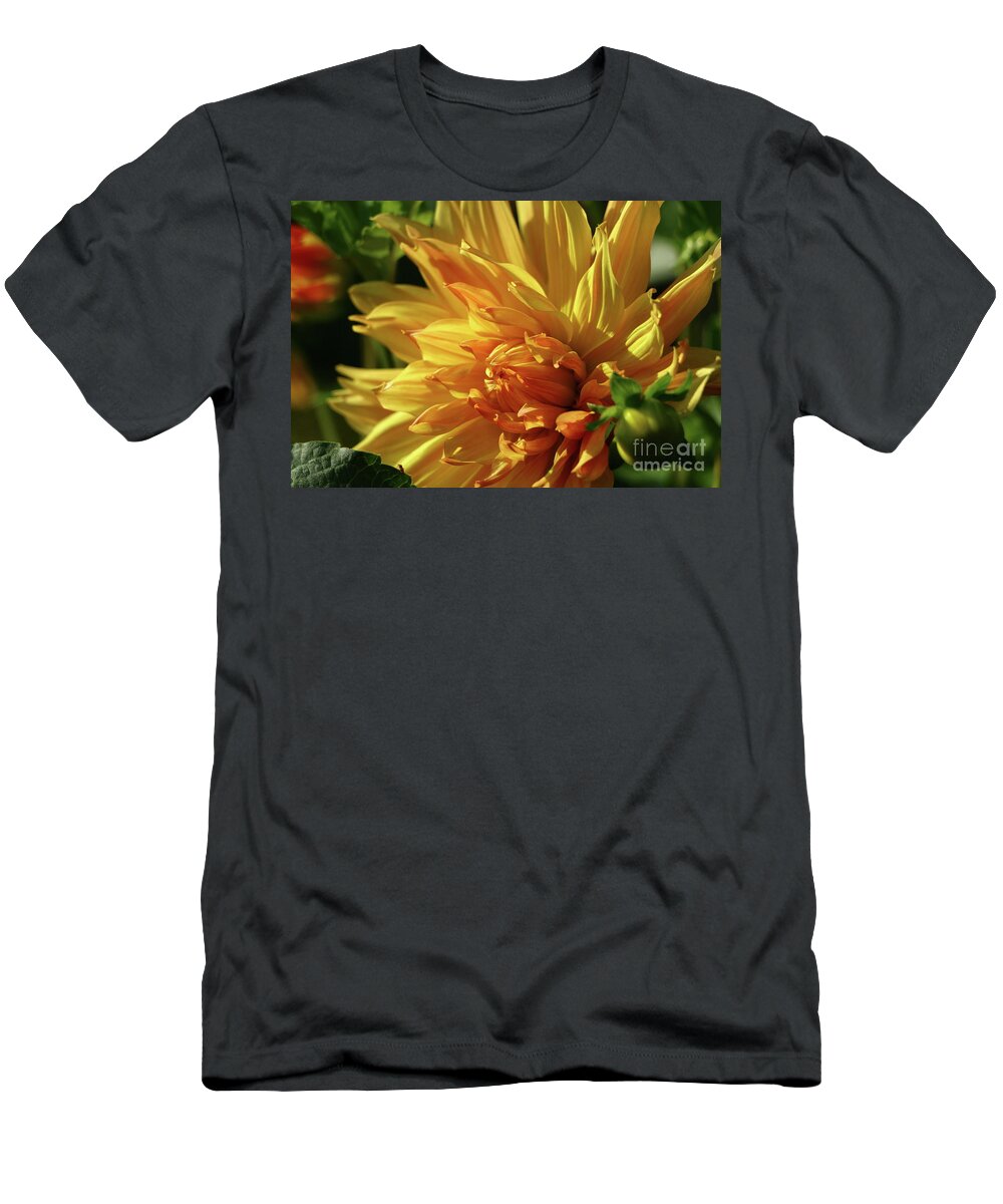 Yellow Sun T-Shirt featuring the photograph On The Bright Side by Christiane Schulze Art And Photography
