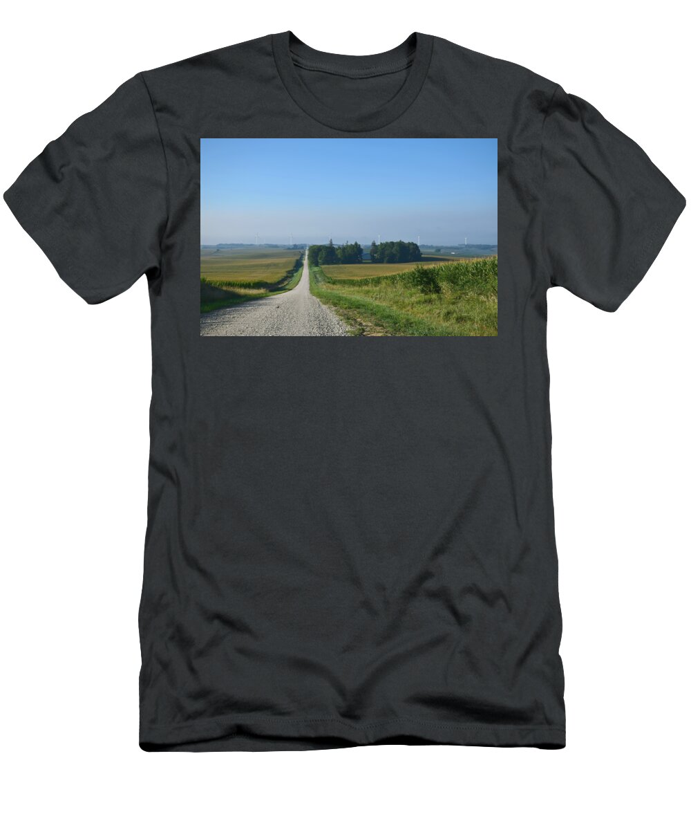 On The Road Again T-Shirt featuring the photograph On The Road Again by Kathy M Krause