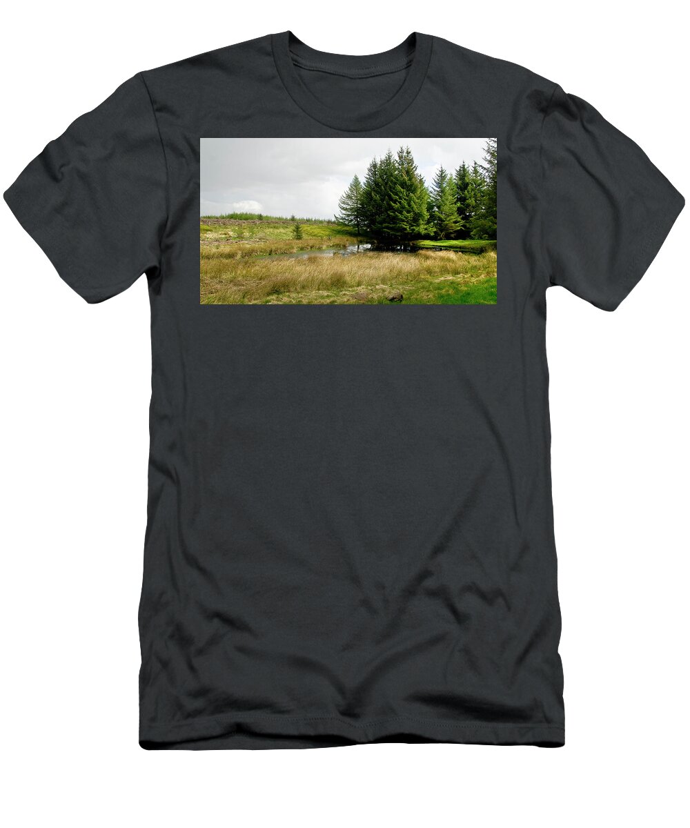 Woods T-Shirt featuring the photograph On the Woodland edge by Elena Perelman