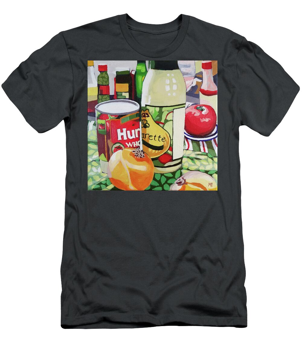 Still Life T-Shirt featuring the painting Onion Vinaigrette by Melinda Patrick