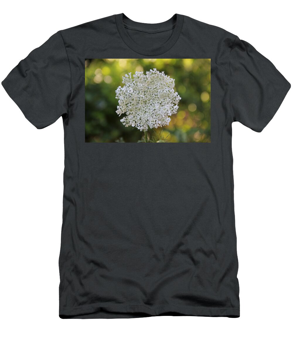 Flower T-Shirt featuring the photograph Queen Anne's Lace by Allen Nice-Webb