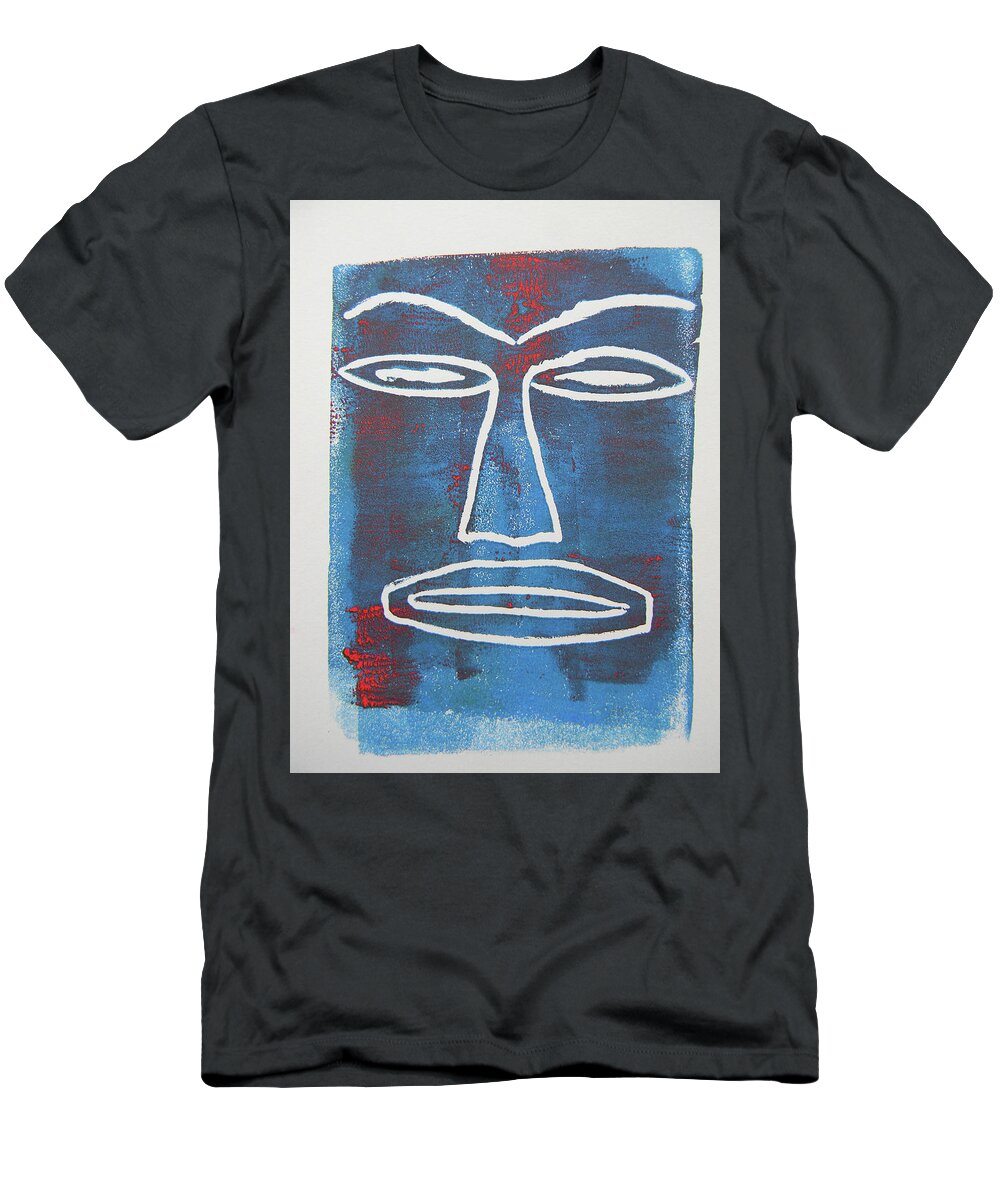 Prayer T-Shirt featuring the painting Our Father by Marwan George Khoury