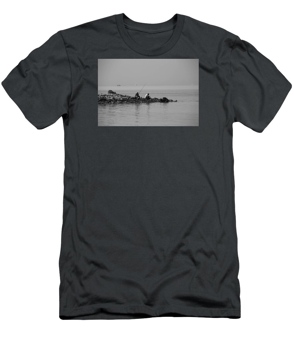 Al-ahyaa T-Shirt featuring the photograph Our Quiet Chats About Life by Jez C Self