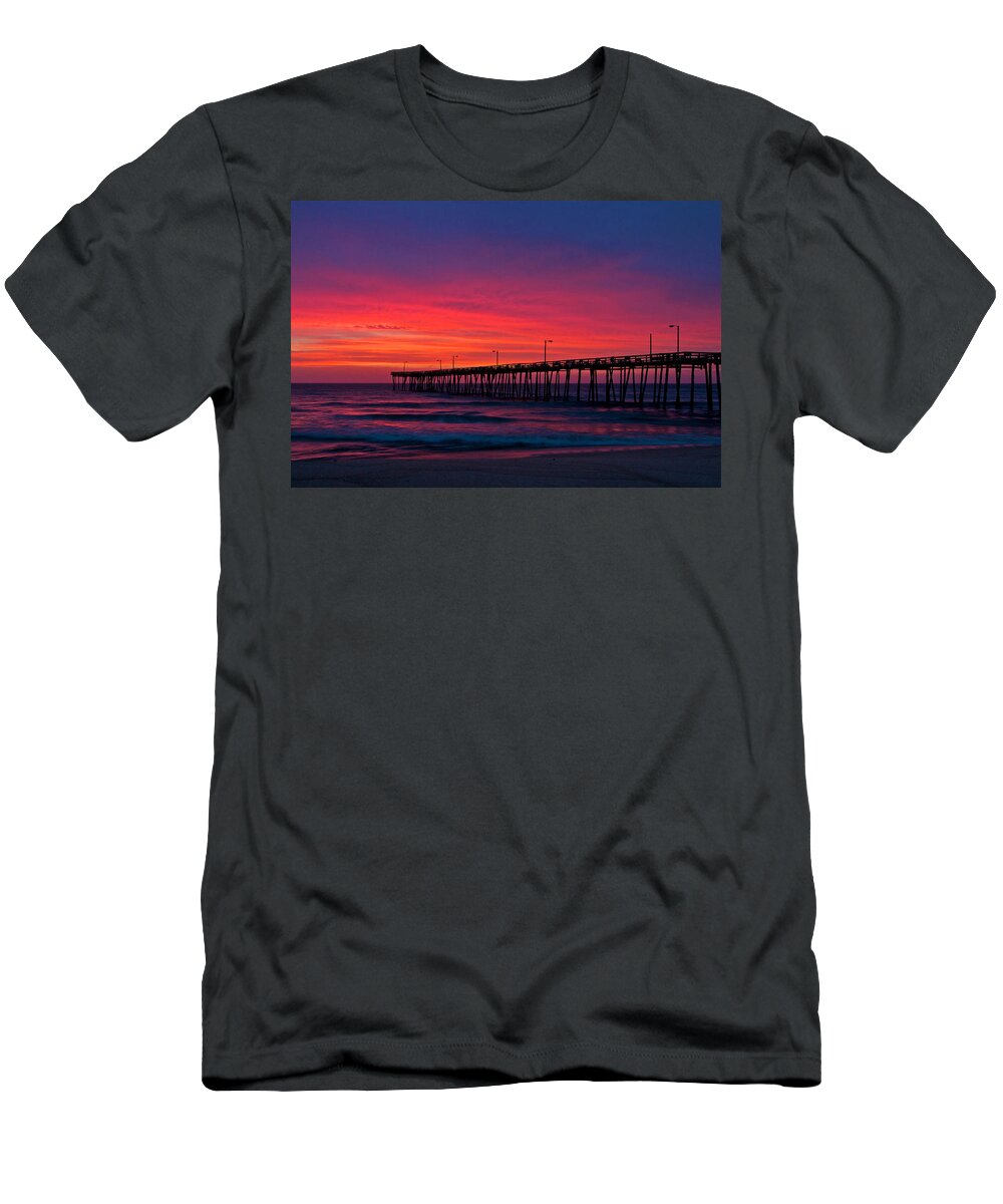 Obx T-Shirt featuring the photograph Outer Banks Sunrise by Don Mercer