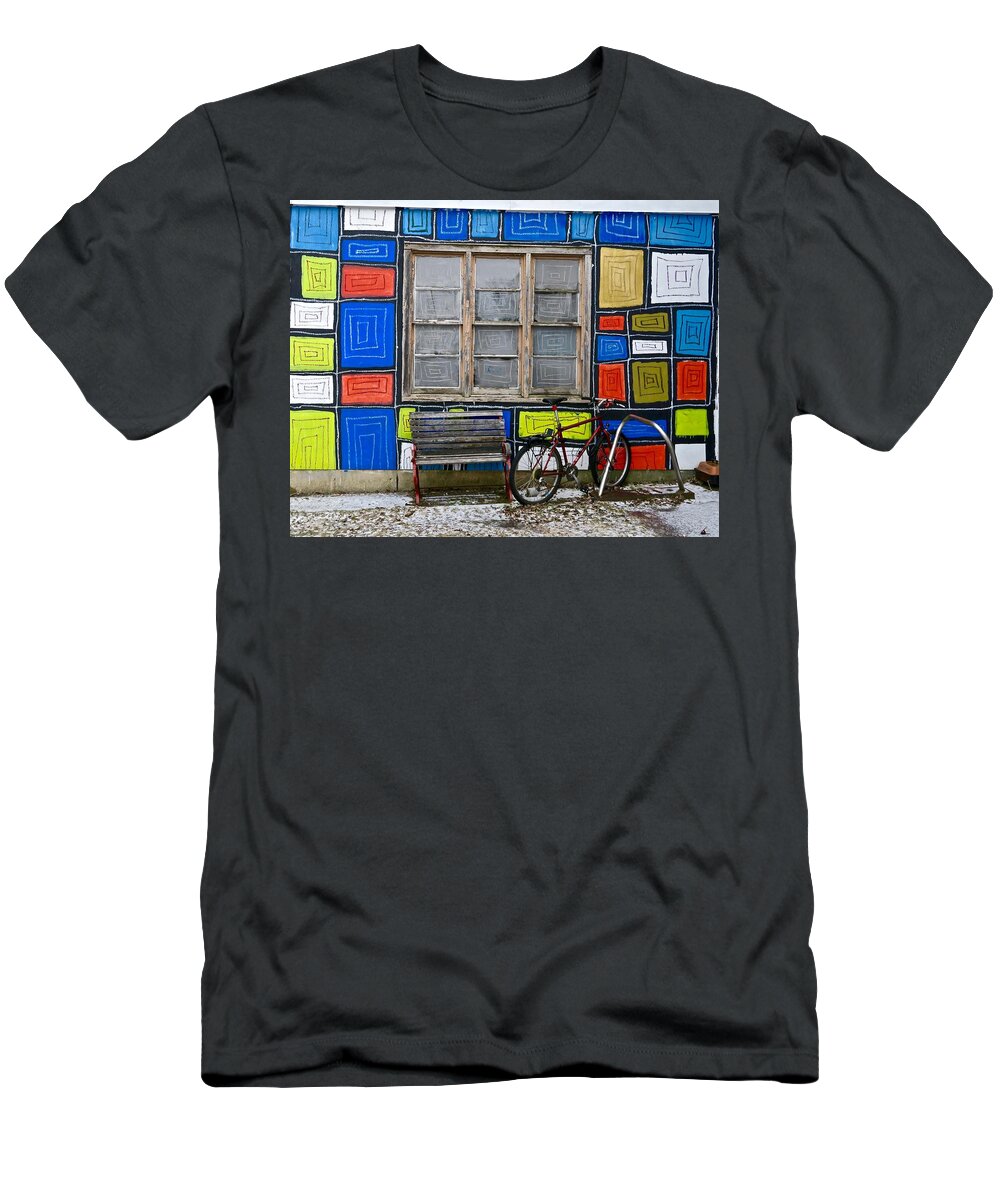 Color T-Shirt featuring the photograph Outside Boxes by Mike Reilly