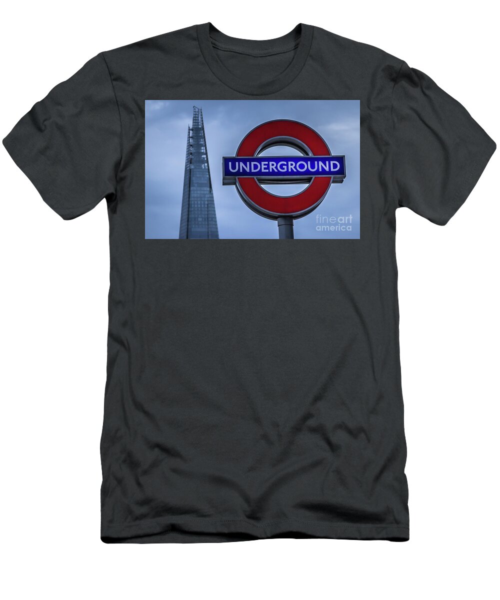 The Shard T-Shirt featuring the photograph Over and Under by David Rucker