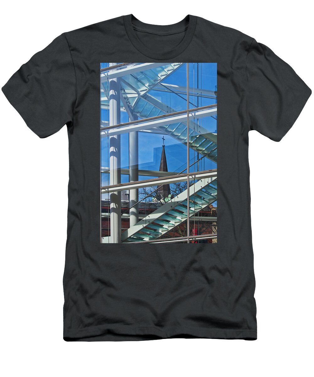 Overture Center T-Shirt featuring the photograph Overture Center Madison Wisconsin by Steven Ralser
