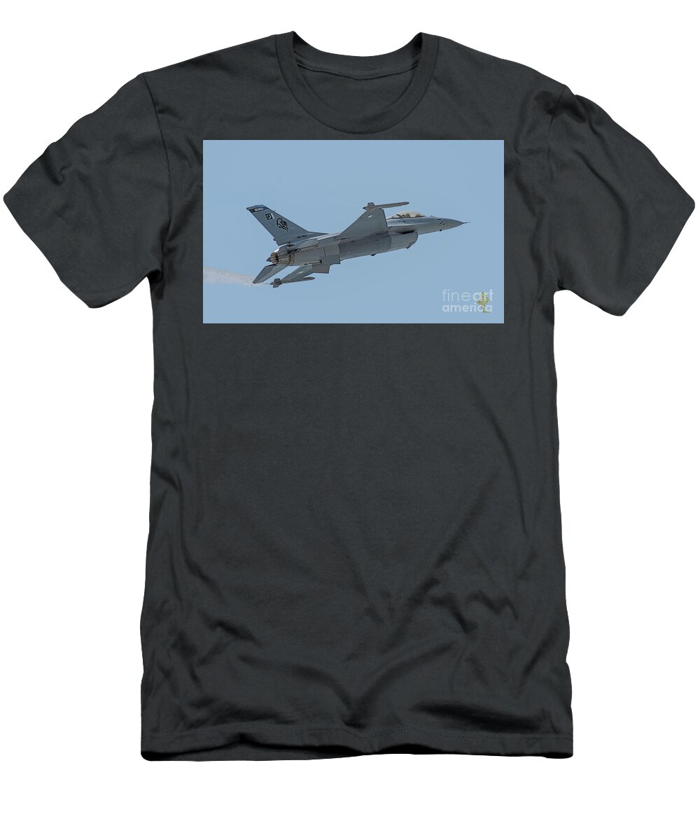 Paf F-16 Fighter T-Shirt featuring the photograph PAF F16 Independance Day Fly Past by Syed Muhammad Munir ul Haq