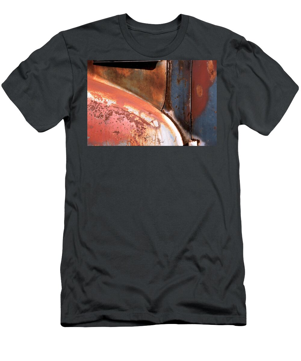 Abstract T-Shirt featuring the photograph Panel from Ole Bill by Steve Karol