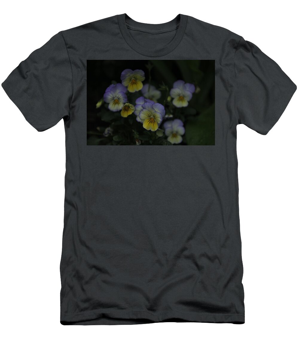 Pansies T-Shirt featuring the photograph Pansy Flower Bouquet by Valerie Collins