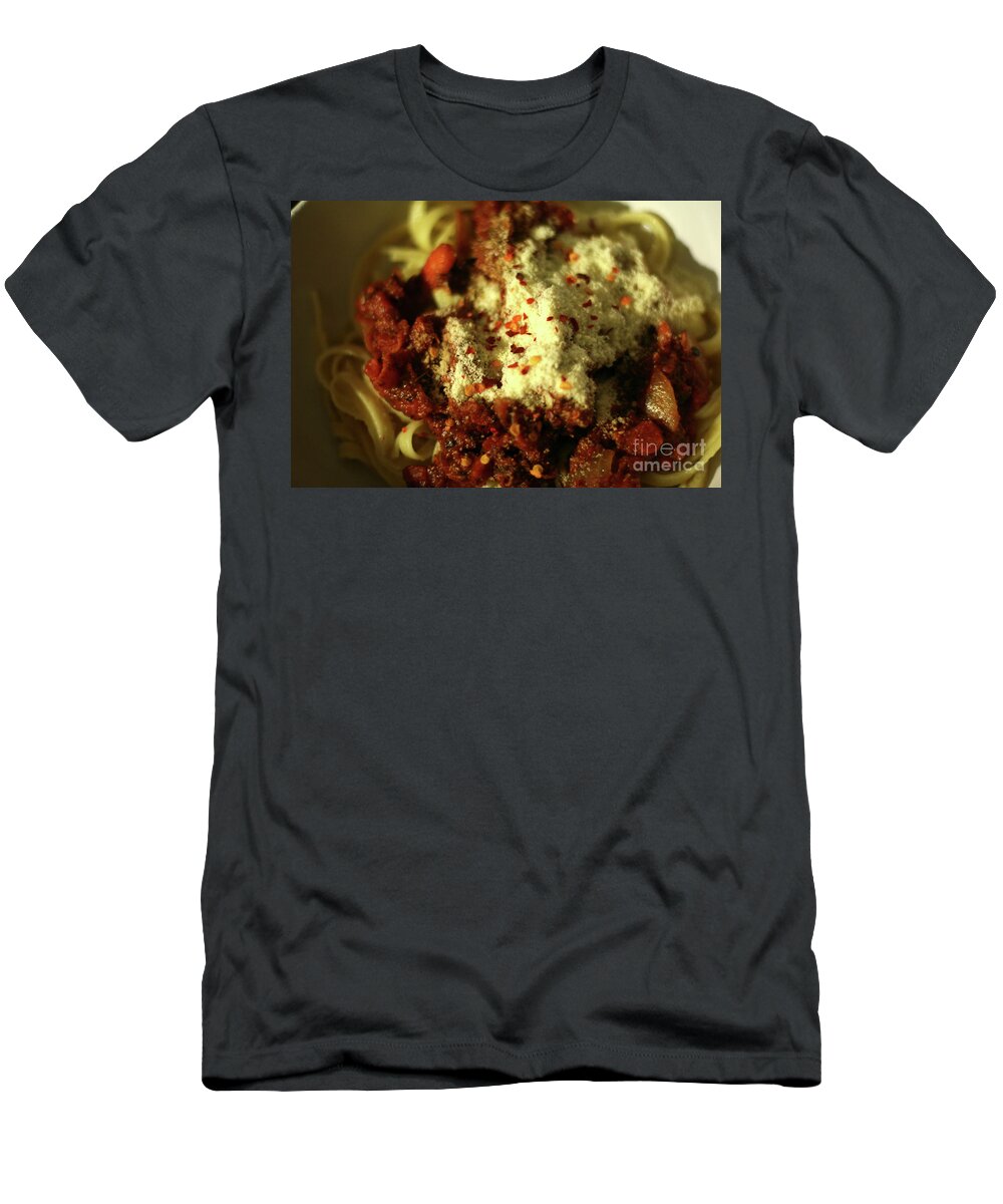 Food T-Shirt featuring the photograph Pasta by Joseph A Langley