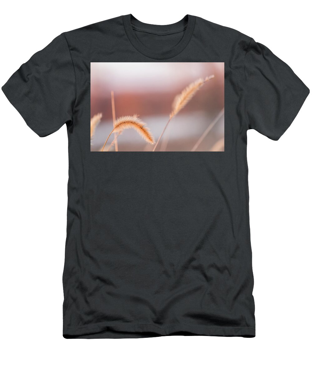 Weeds T-Shirt featuring the photograph Pastel Sunset by Holly Ross