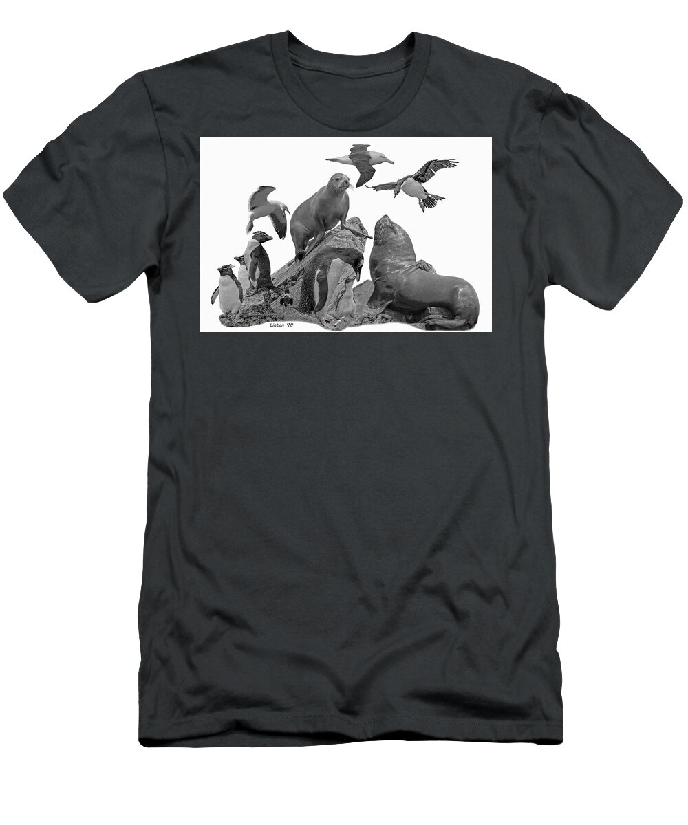 Patagonian Wildlife T-Shirt featuring the photograph Patagonian Wildlife by Larry Linton