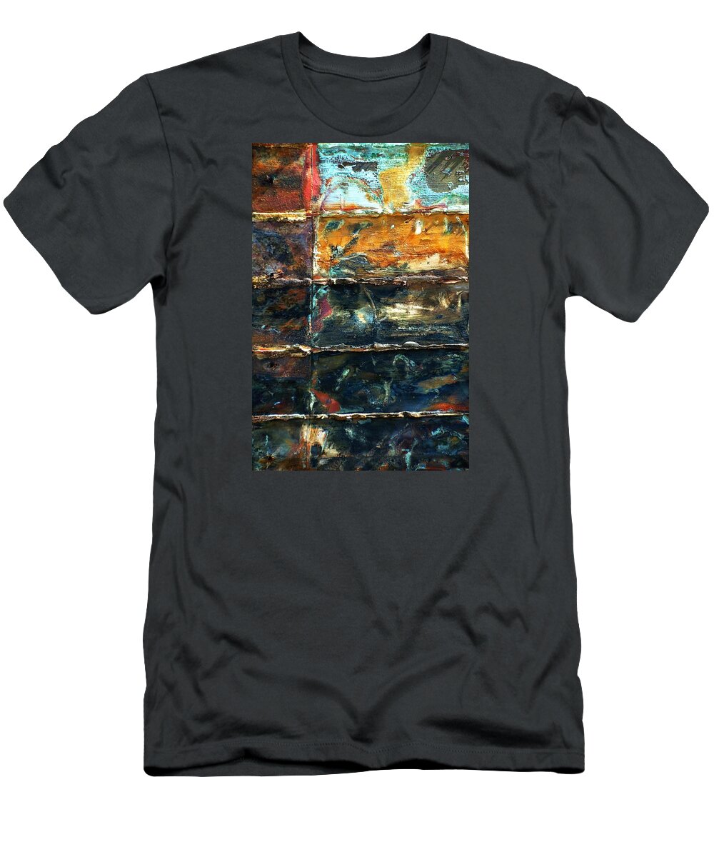 Newel Hunter T-Shirt featuring the photograph Patchworks 3 by Newel Hunter