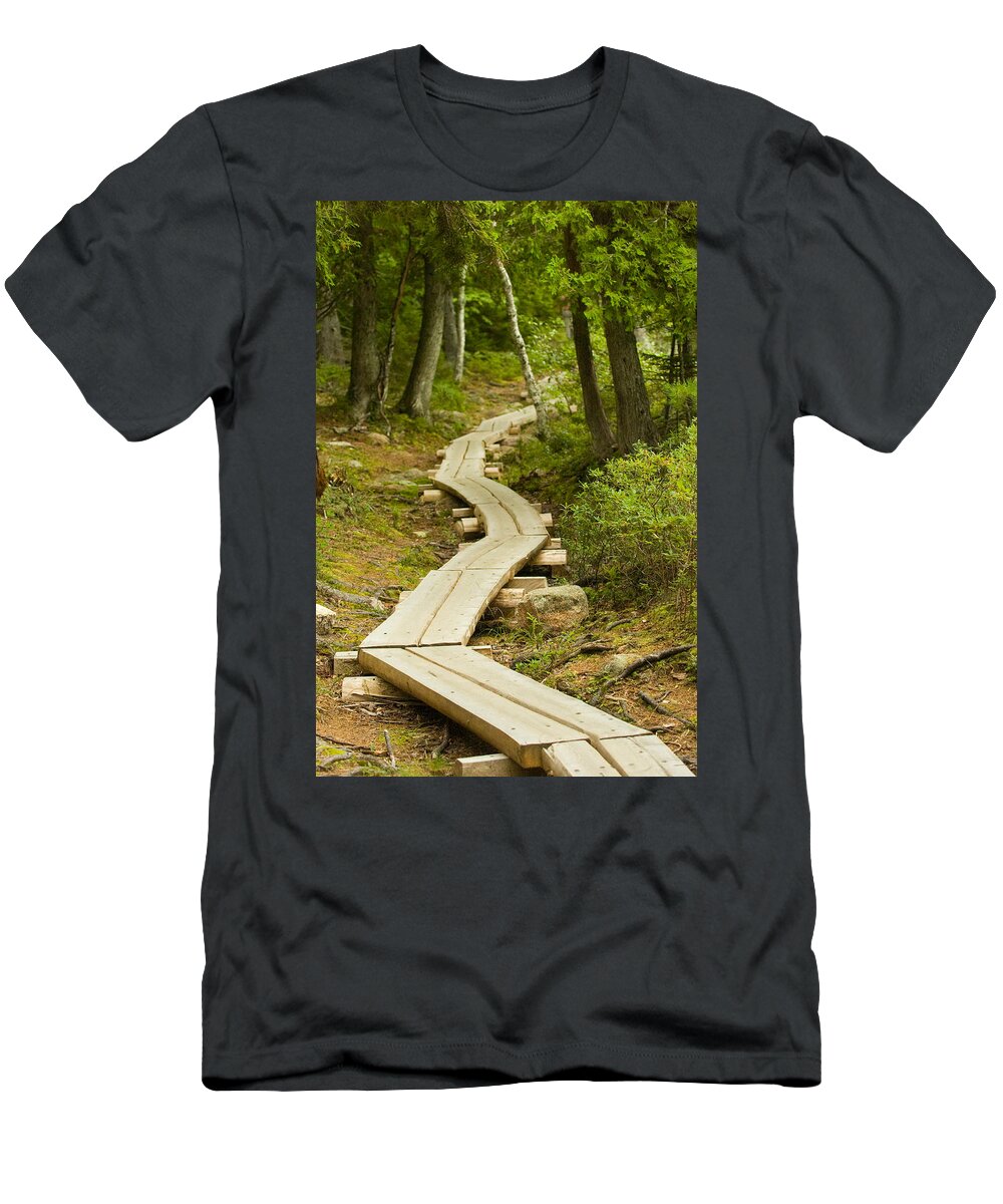Forest T-Shirt featuring the photograph Path Into Unknown by Sebastian Musial