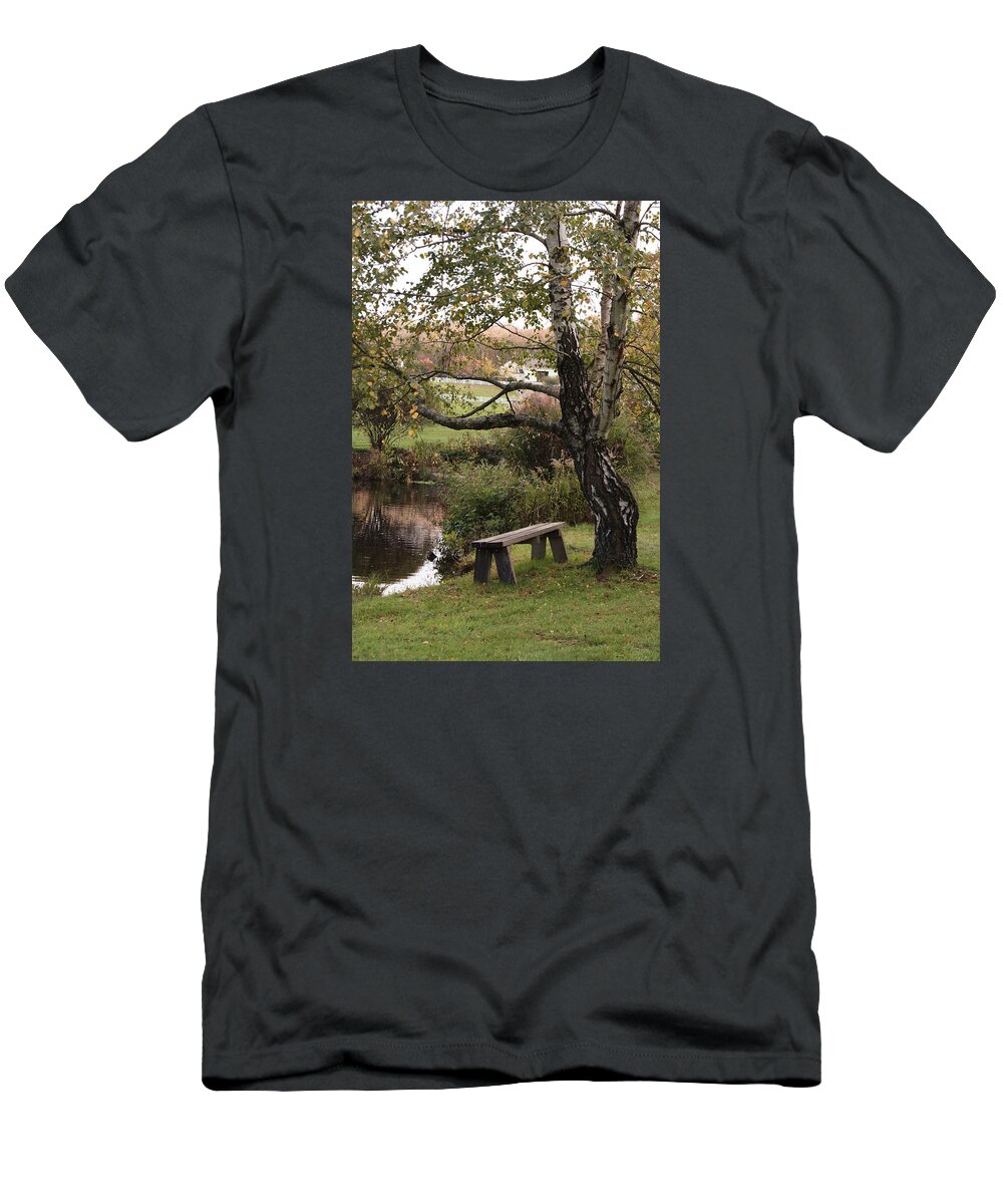 Pond T-Shirt featuring the photograph Peaceful Retreat by Margie Avellino