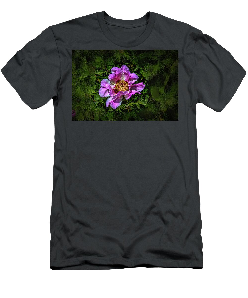 Peony T-Shirt featuring the photograph Peony #h5 by Leif Sohlman