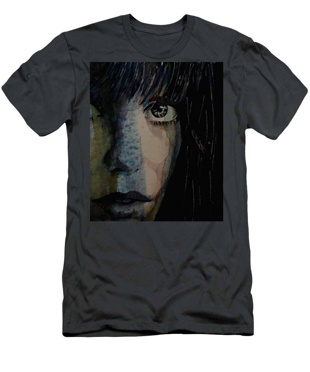 Jane Birkin T-Shirt featuring the painting Periode Bleue by Paul Lovering
