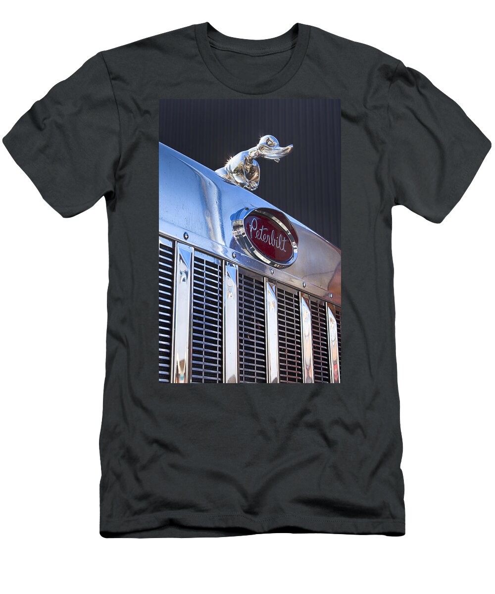 Peterbilt T-Shirt featuring the photograph Peterbilt Angry Duck by Theresa Tahara