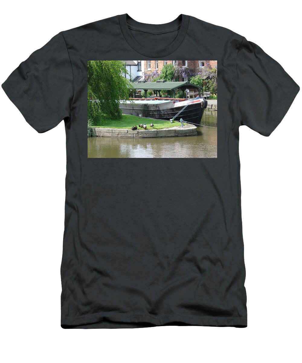Europe T-Shirt featuring the photograph Picturesque Mooring by Rod Johnson