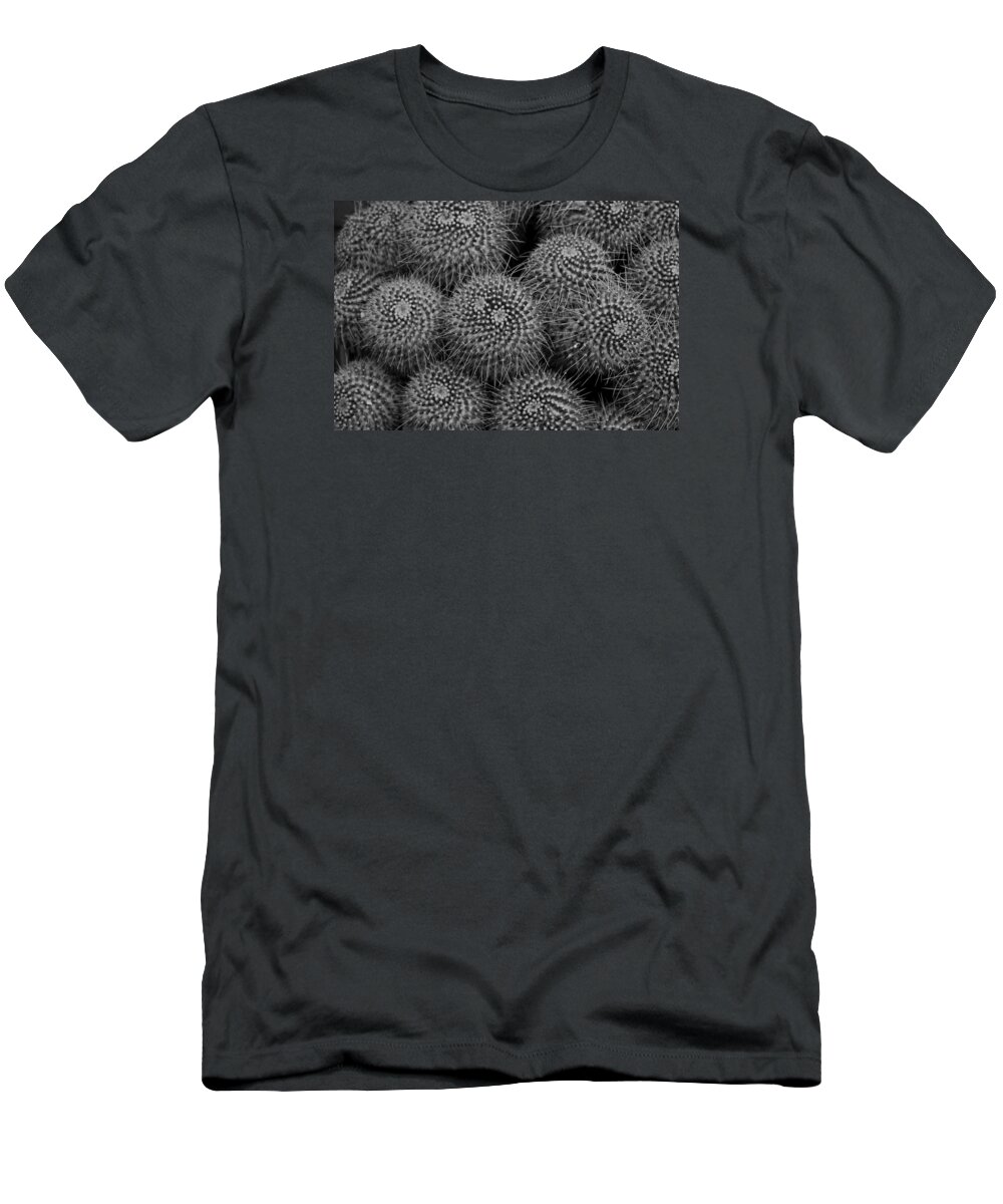Pincushion T-Shirt featuring the photograph Pincushion Cactus #1 by Michiale Schneider