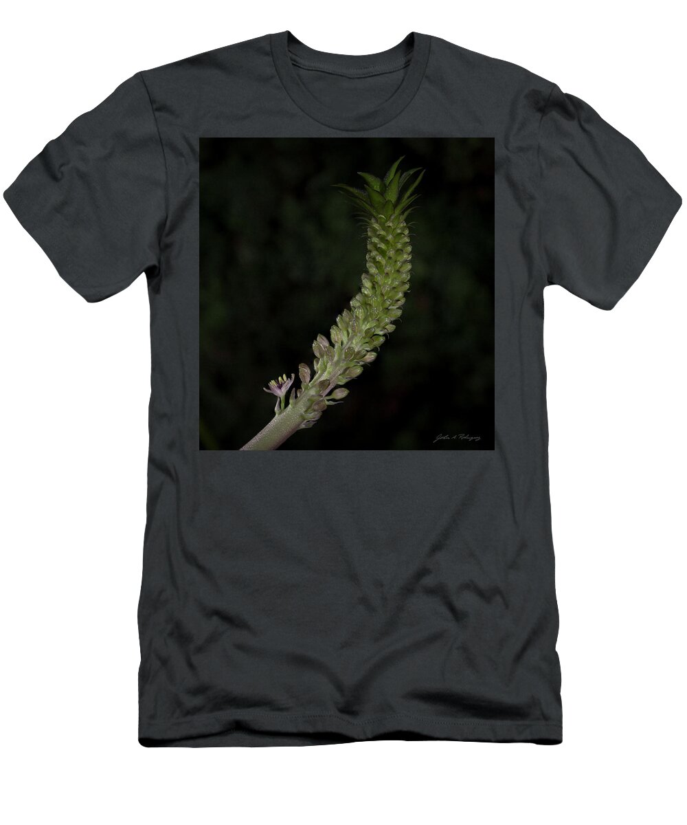Pineapple Lily T-Shirt featuring the photograph Pineapple Lily by John A Rodriguez