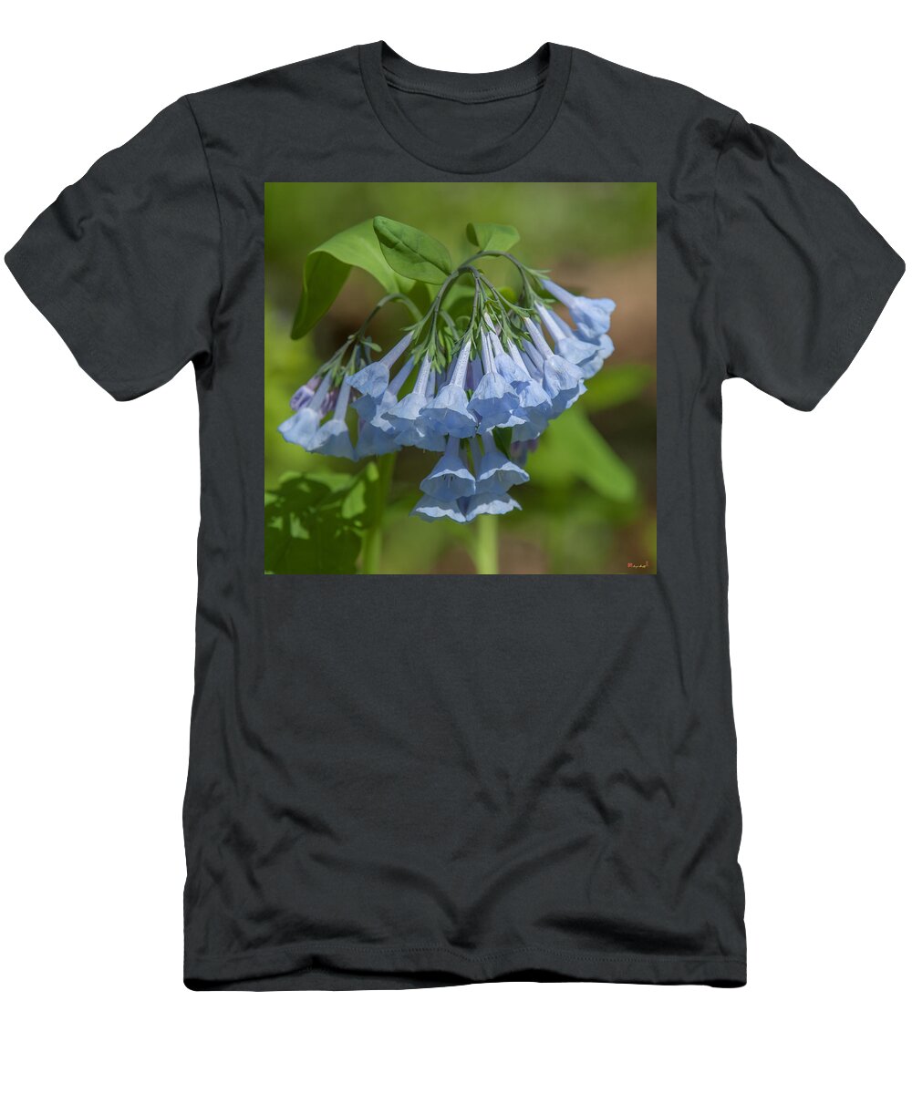 Nature T-Shirt featuring the photograph Pink Virginia Bluebells or Virginia Cowslip DSPF0339 by Gerry Gantt