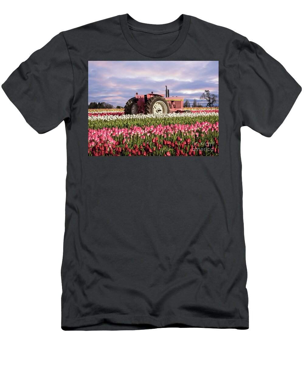 Tractor T-Shirt featuring the photograph Pinky jd by Sal Ahmed