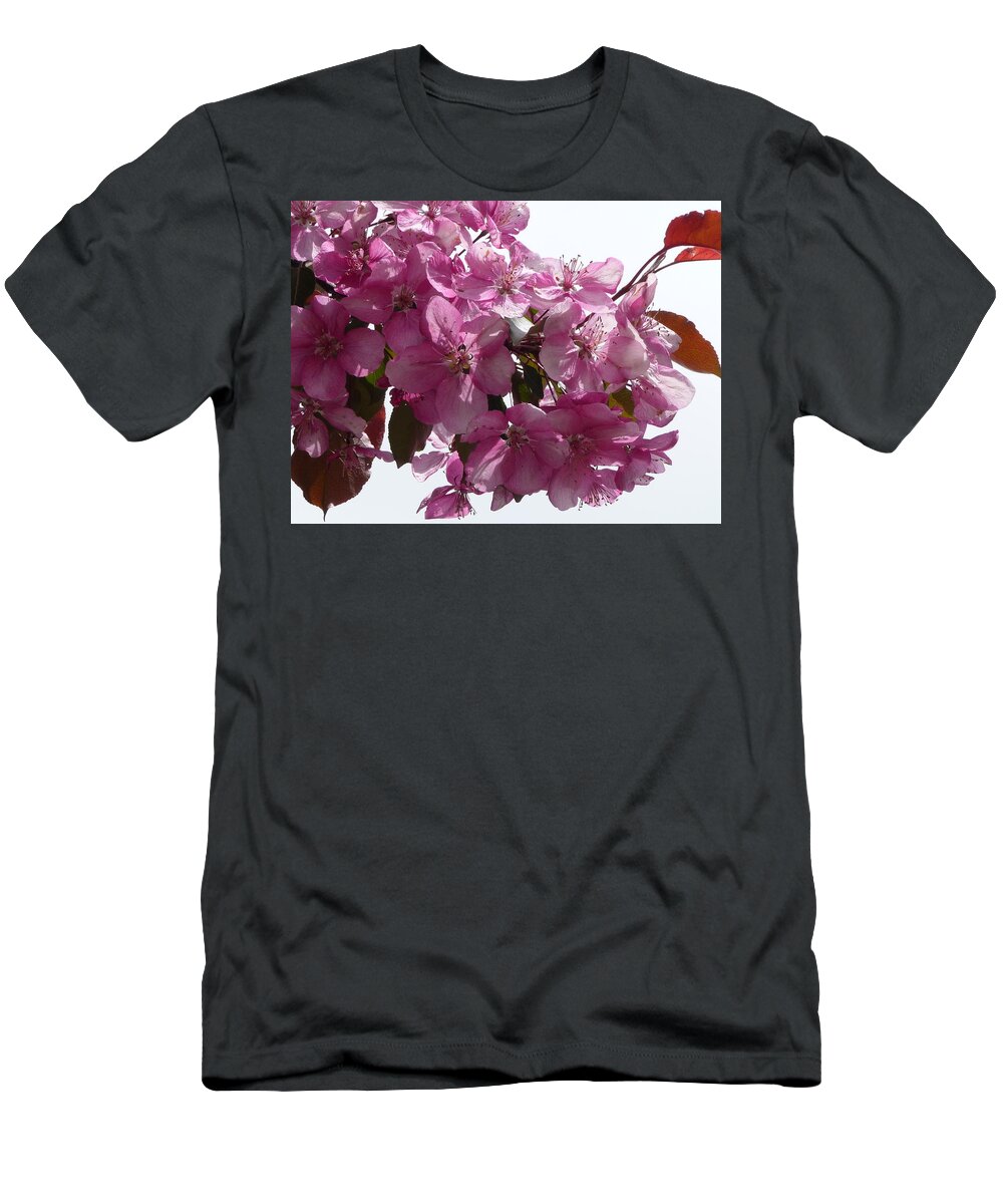 Flowers T-Shirt featuring the photograph Plum Perfect by Ruth Kamenev