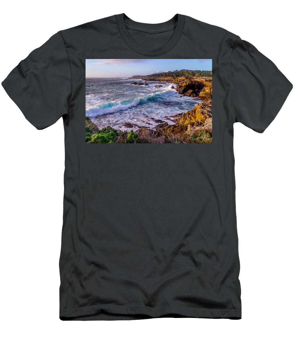 California T-Shirt featuring the photograph Point Lobos by Derek Dean