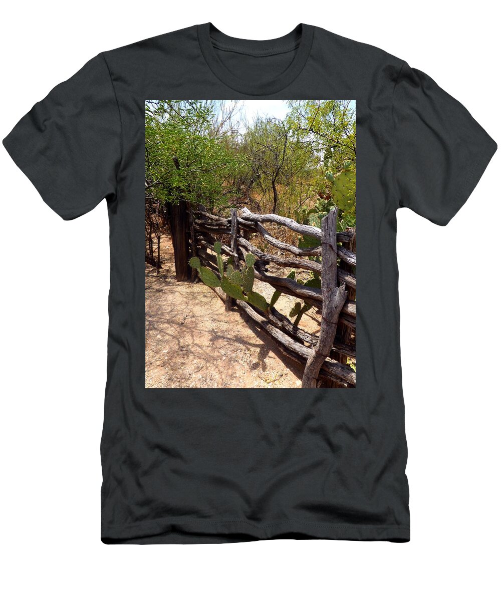 Prickly Pear T-Shirt featuring the photograph Poking Through by Gordon Beck