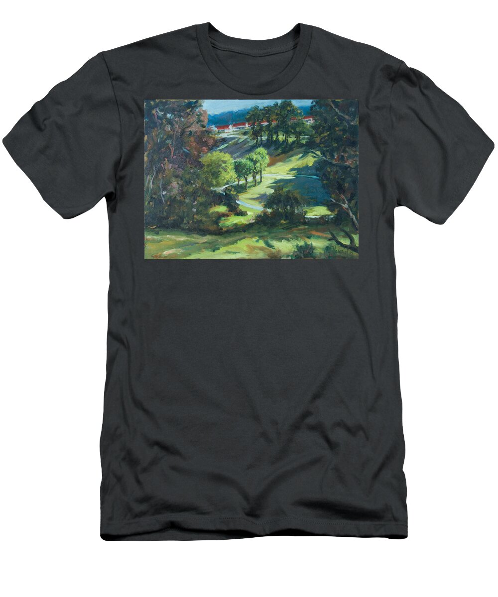 Park T-Shirt featuring the painting Polin springs by Rick Nederlof