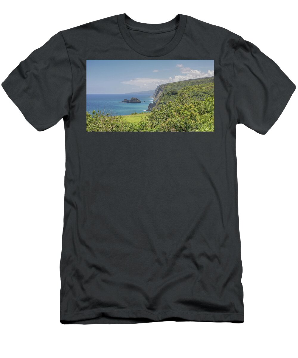 Hawaii T-Shirt featuring the photograph Pololu Valley by Susan Rissi Tregoning