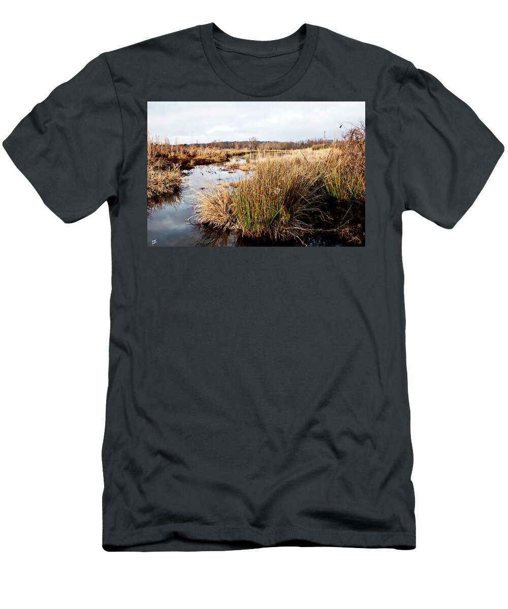 Pond T-Shirt featuring the photograph Pond Landscape by Gina O'Brien