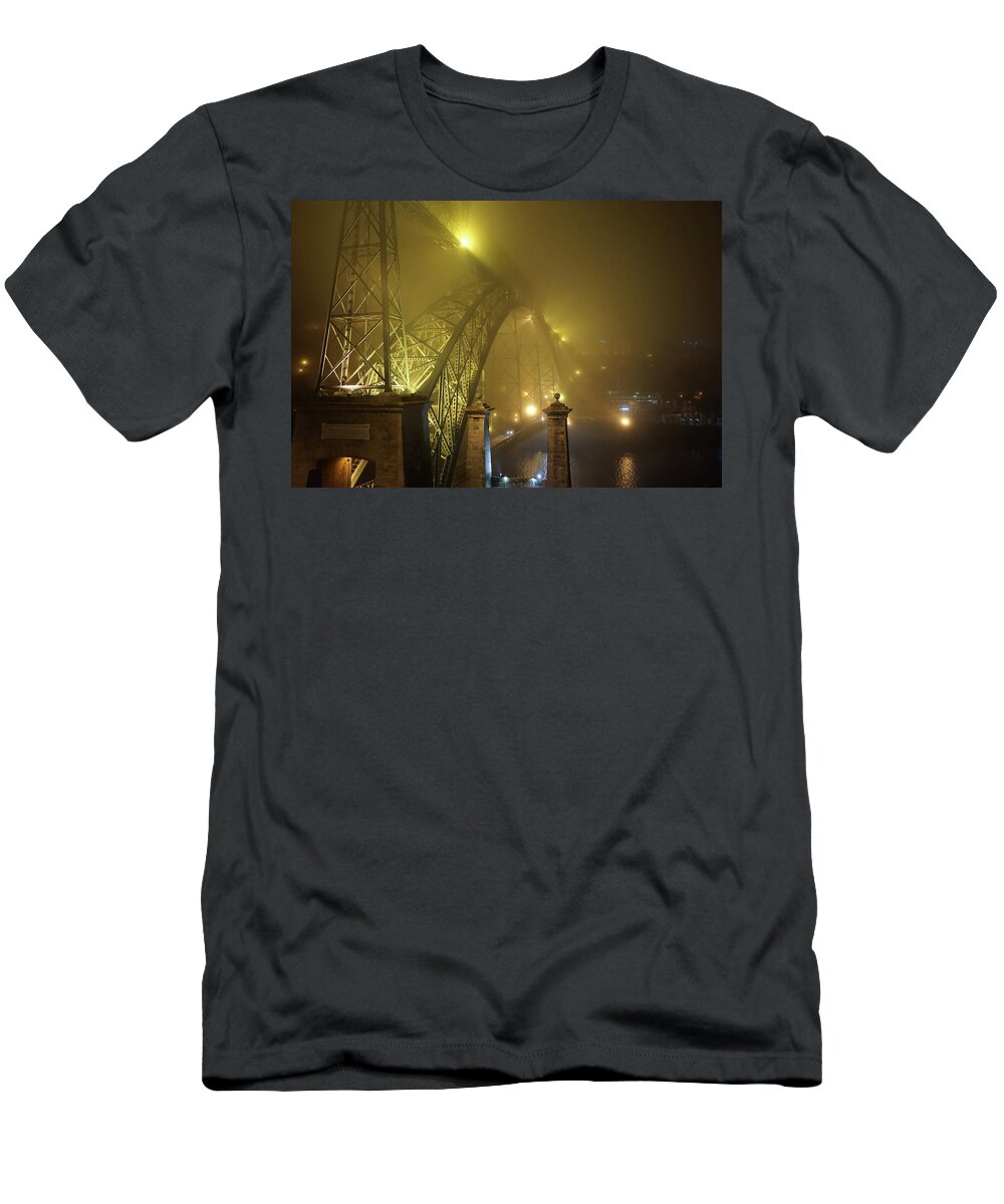 Brige T-Shirt featuring the photograph Ponte D Luis I by Piotr Dulski