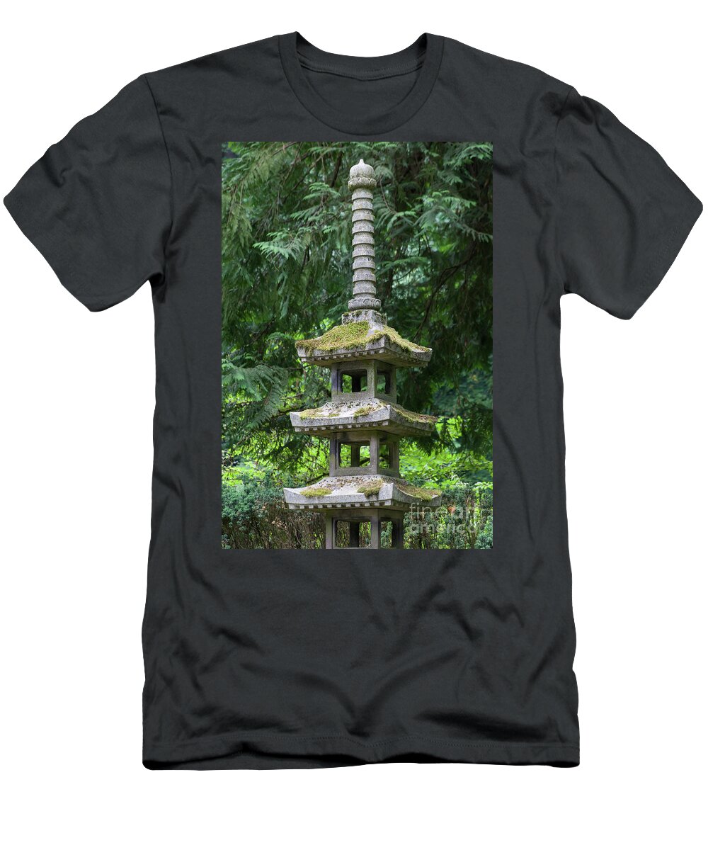 Wingsdomain T-Shirt featuring the photograph Portland Japanese Garden Portland Oregon 5D3796 by Wingsdomain Art and Photography
