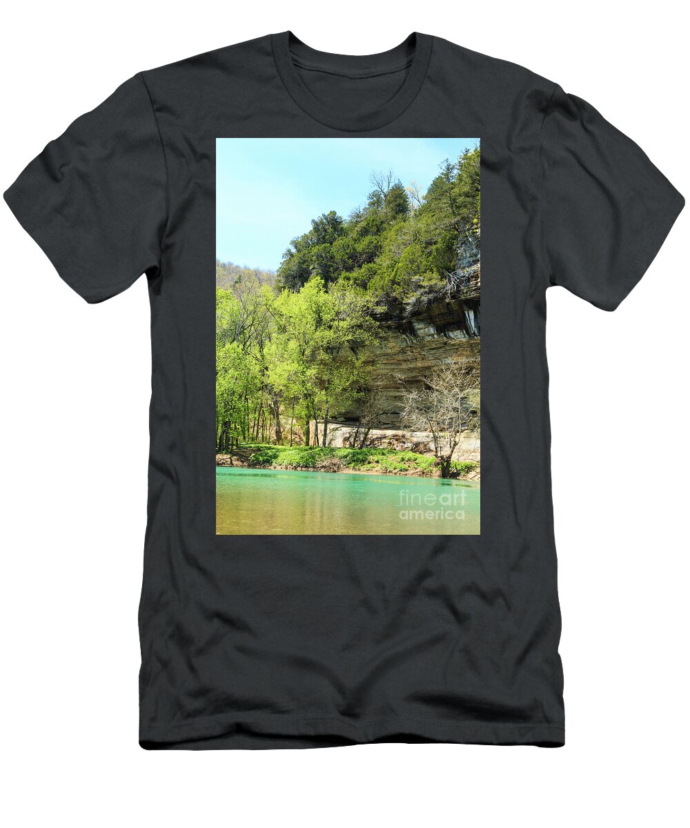 Arkansas T-Shirt featuring the photograph Portrait of the Buffalo River by Terri Morris