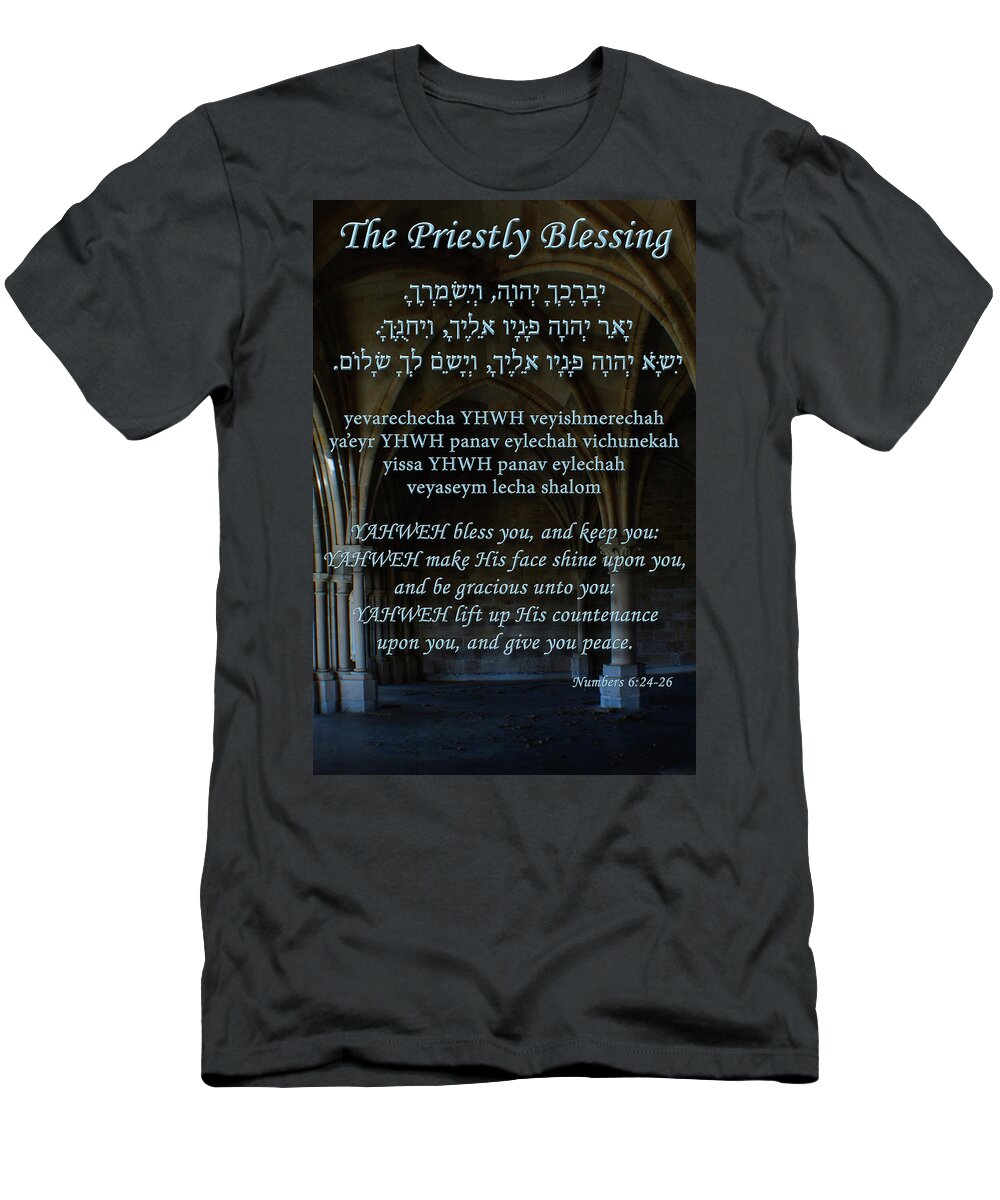 Priestly T-Shirt featuring the photograph Priestly Blessing Temple by Tikvah's Hope