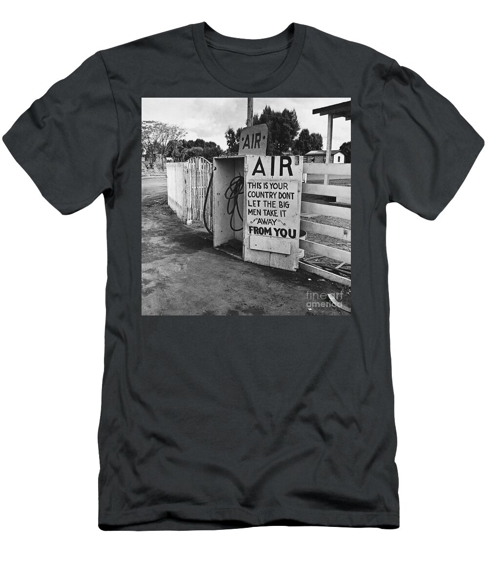 Historical T-Shirt featuring the photograph Protest Sign, 1939 by Photo Researchers