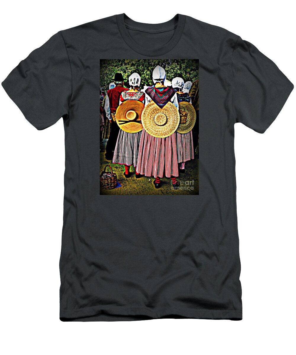 Provence T-Shirt featuring the photograph Provence Traditional Costumes by Lainie Wrightson