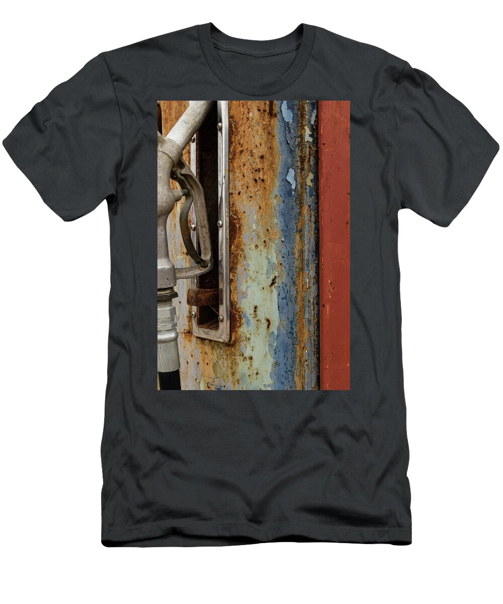 Gas Pump T-Shirt featuring the photograph Pumped by Holly Ross