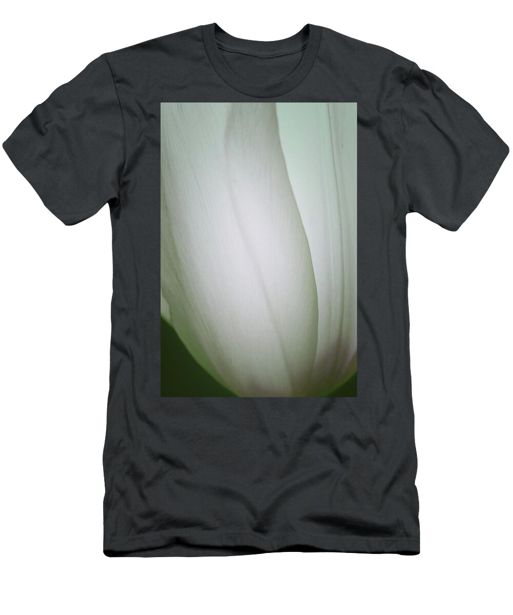 White Tulips T-Shirt featuring the photograph Pure Serenity by The Art Of Marilyn Ridoutt-Greene