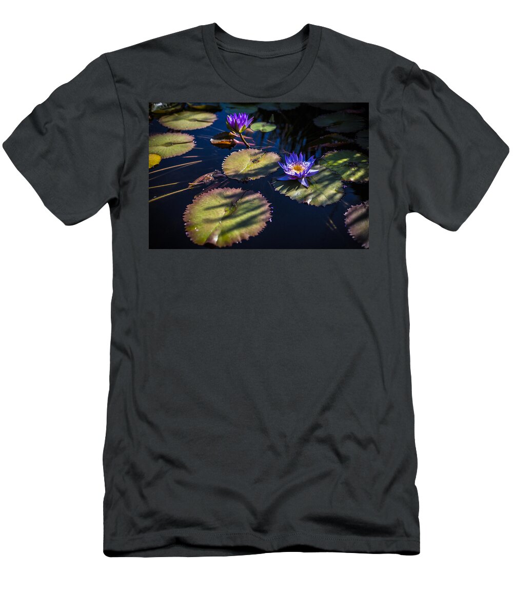 Flowers T-Shirt featuring the photograph Purple Lily by Jason Roberts