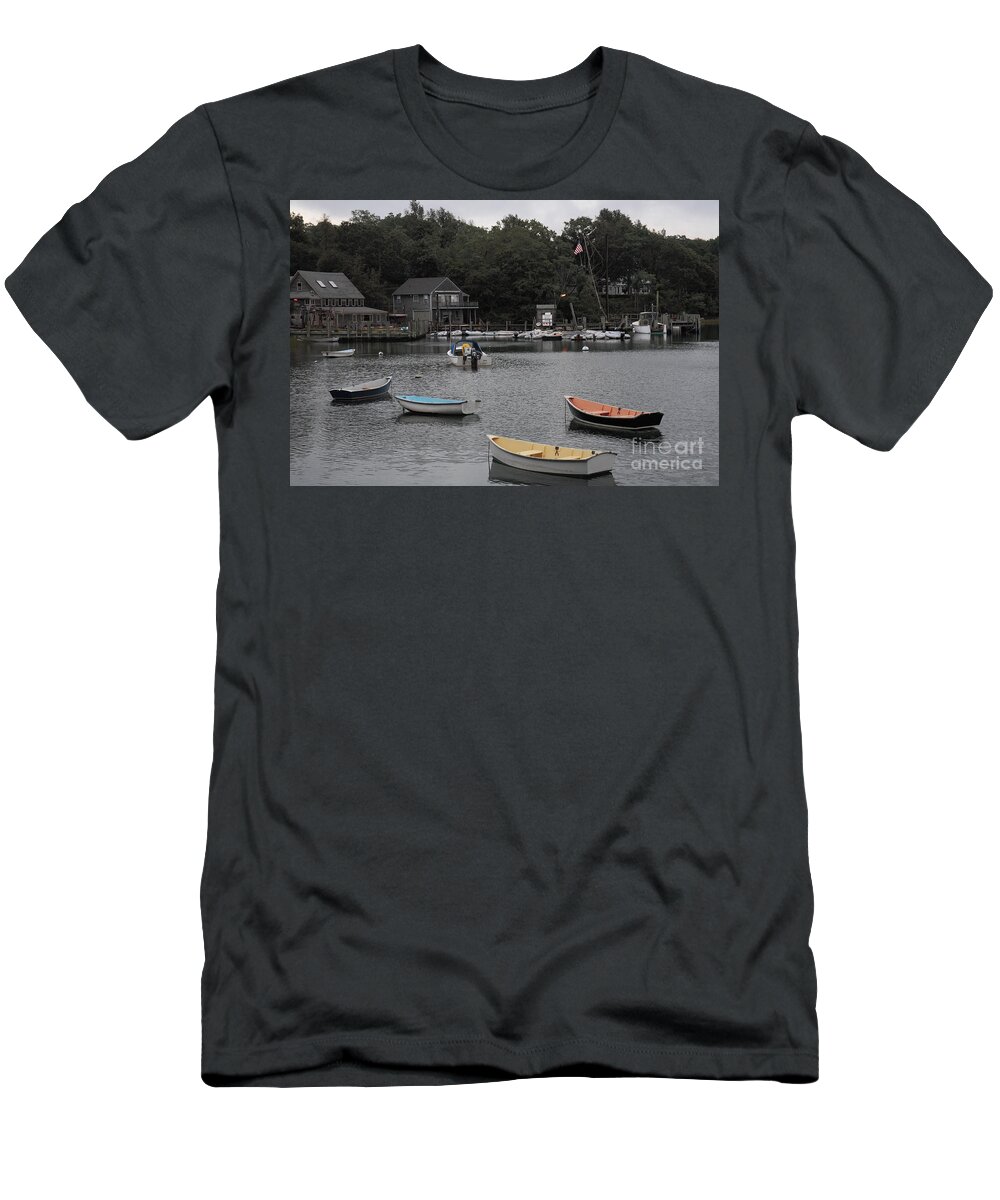 Anchorage T-Shirt featuring the photograph Quisset Harbor Twilight on Cape Cod by William Kuta