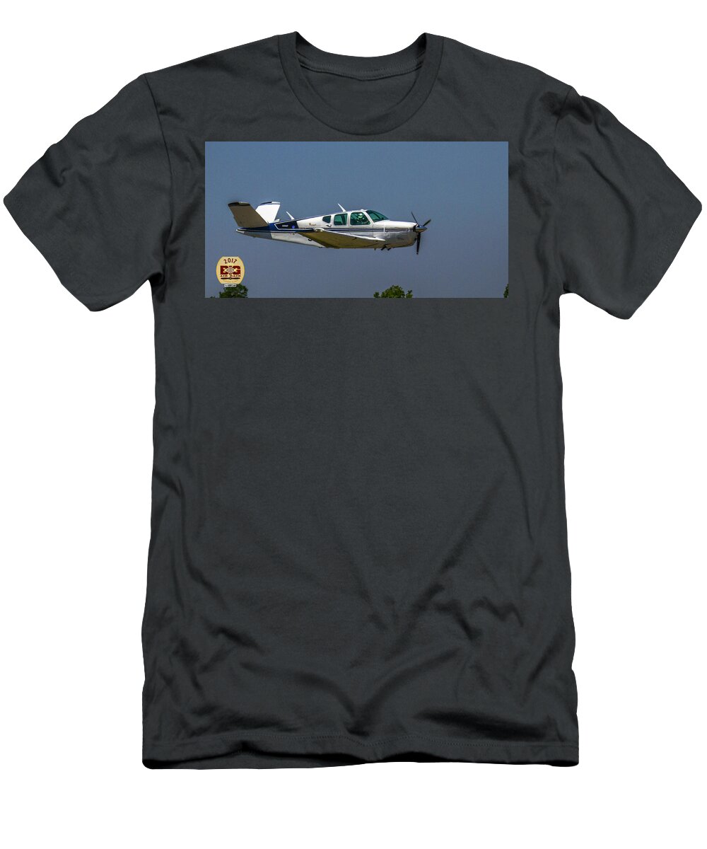 Big Muddy Air Race T-Shirt featuring the photograph Race 35 Fly By by Jeff Kurtz